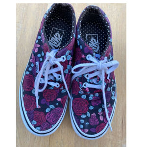 VANS Women's Doheny Romantic Floral Canvas Shoes  Size 6.5